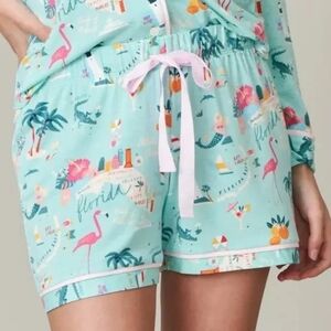 NWT Spartina 449 Florida Pajama Shorts - Size Small